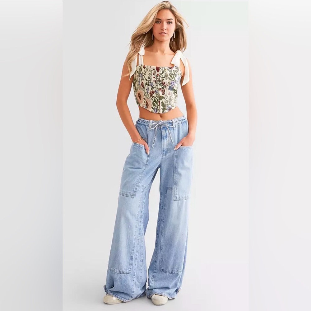 We The Free CRVY Outlaw Wide Leg Jean